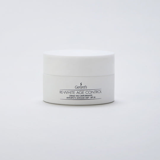 RE-WHITE AGE CONTROL CREMA VISO UNIFORMANTE, ANTI-SPOT E ANTI-AGE 360° - SPF 50