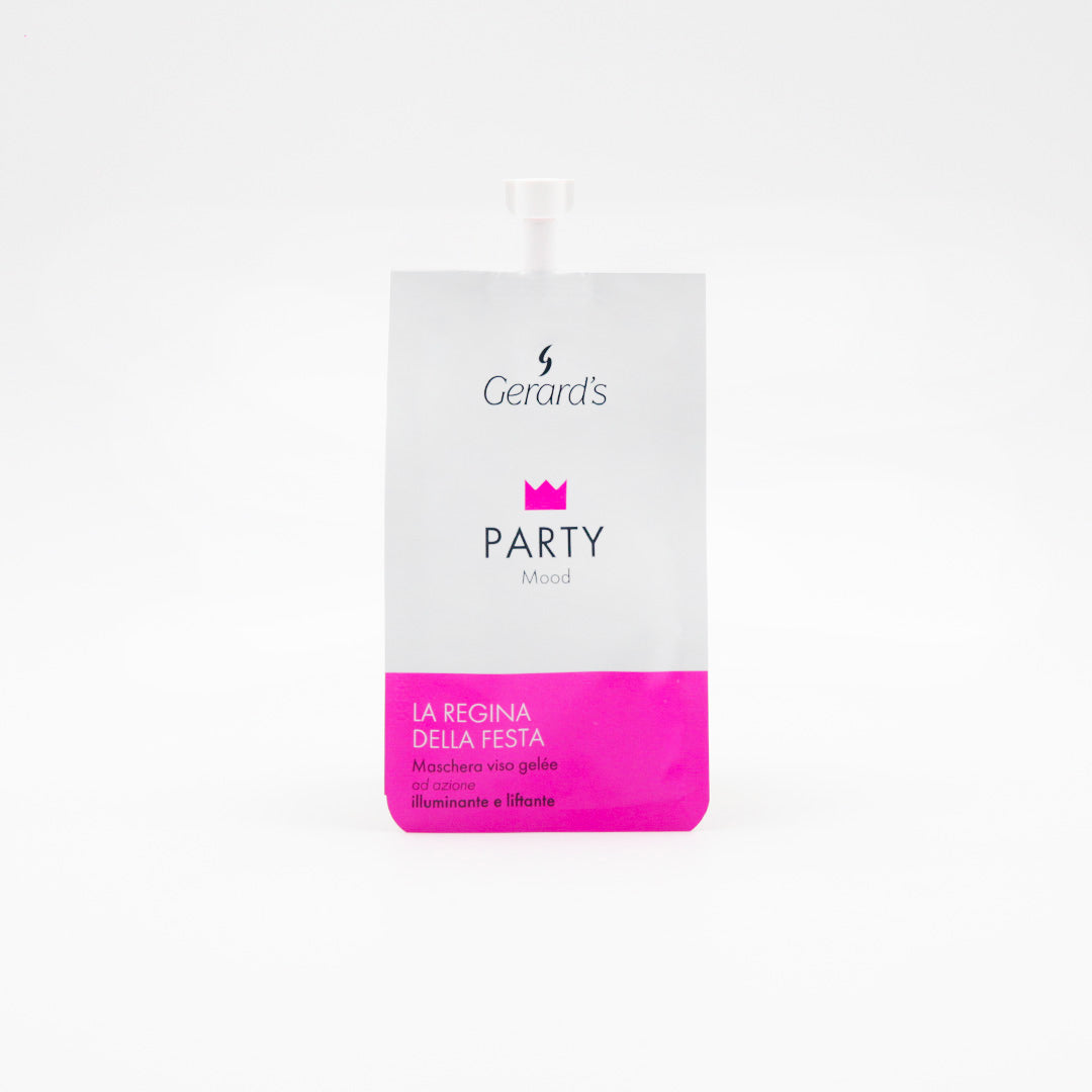 PARTY MOOD MASCHERA VISO GELÉE AD AZIONE ILLUMINANTE E LIFTANTE