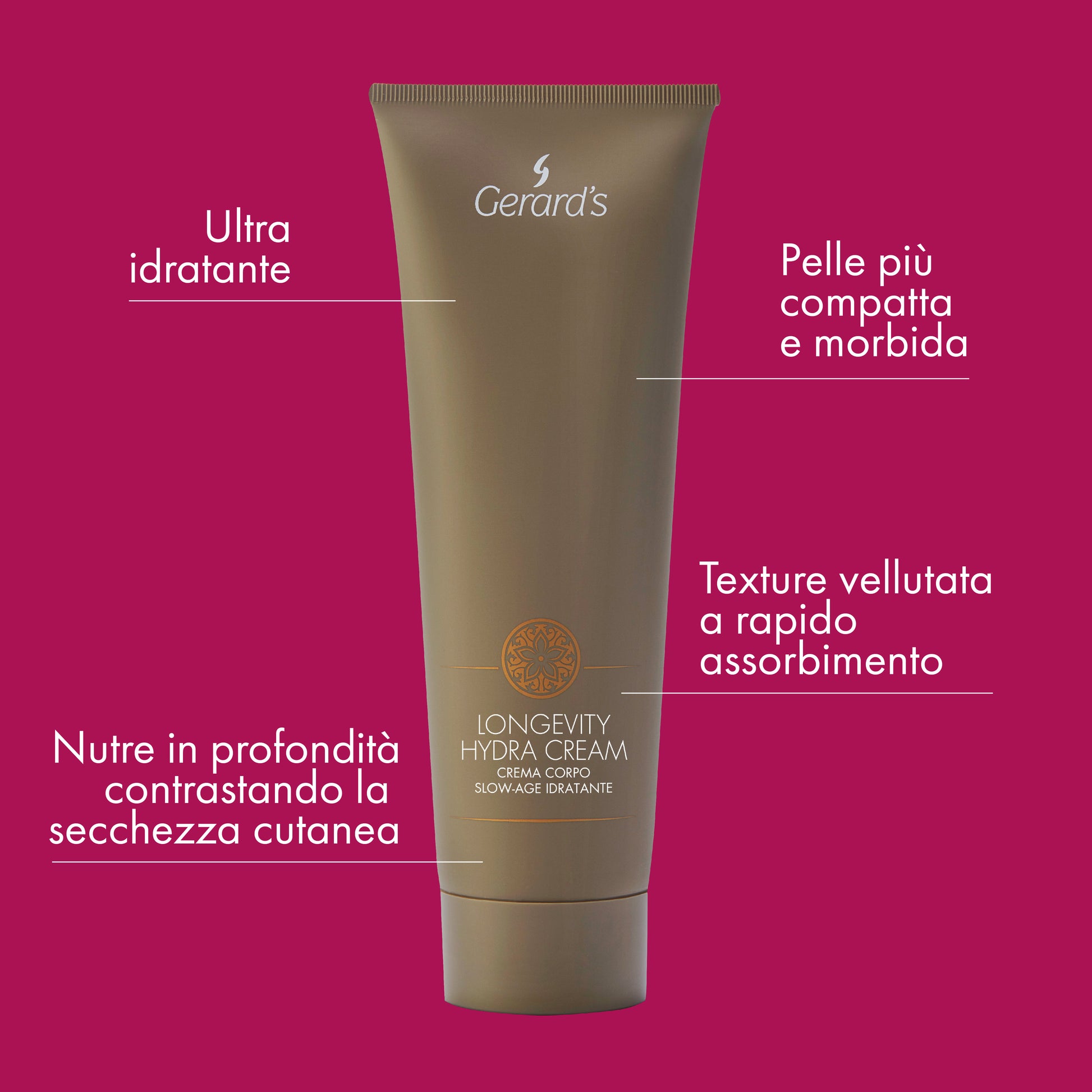 LONGEVITY HYDRA CREAM – CREMA CORPO SLOW AGE IDRATANTE