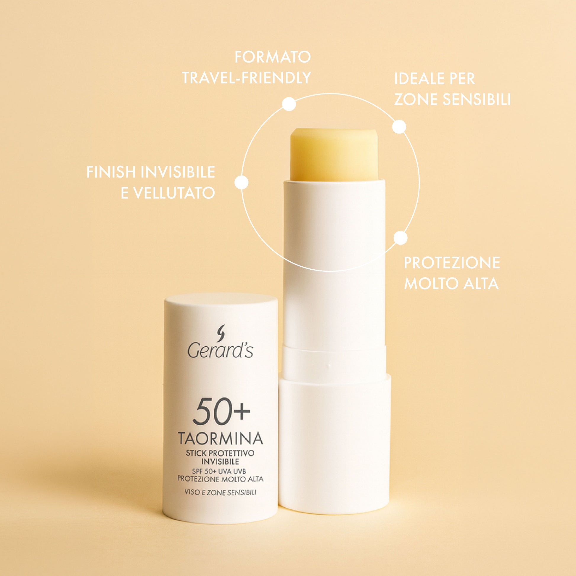 TAORMINA – STICK PROTETTIVO INVISIBILE SPF 50+ UVA UVB