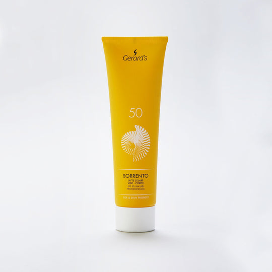 SORRENTO LATTE SOLARE VISO-CORPO SPF 50 UVA UVB - PROTEZIONE ALTA