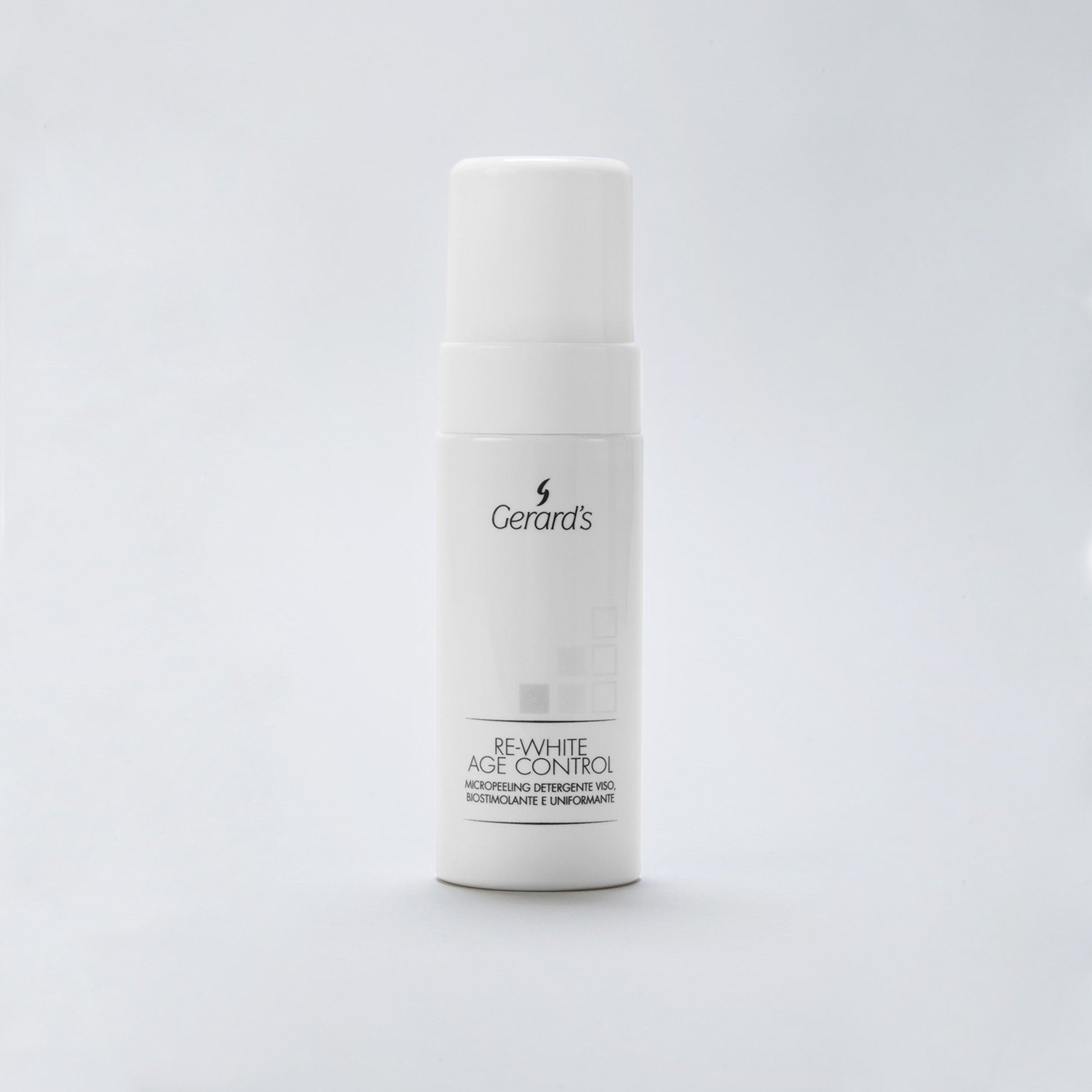 RE-WHITE AGE CONTROL MICROPEELING DETERGENTE BIOSTIMOLANTE E UNIFORMANTE - Gerard's Cosmetic Culture