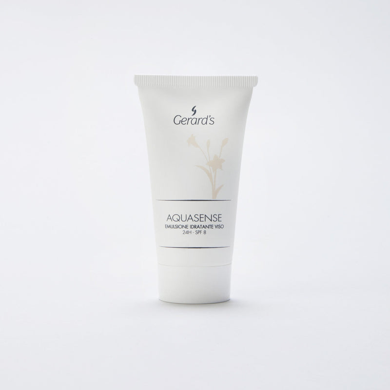 AQUASENSE EMULSIONE IDRATANTE VISO 24H - SPF 8 - Gerard's Cosmetic Culture