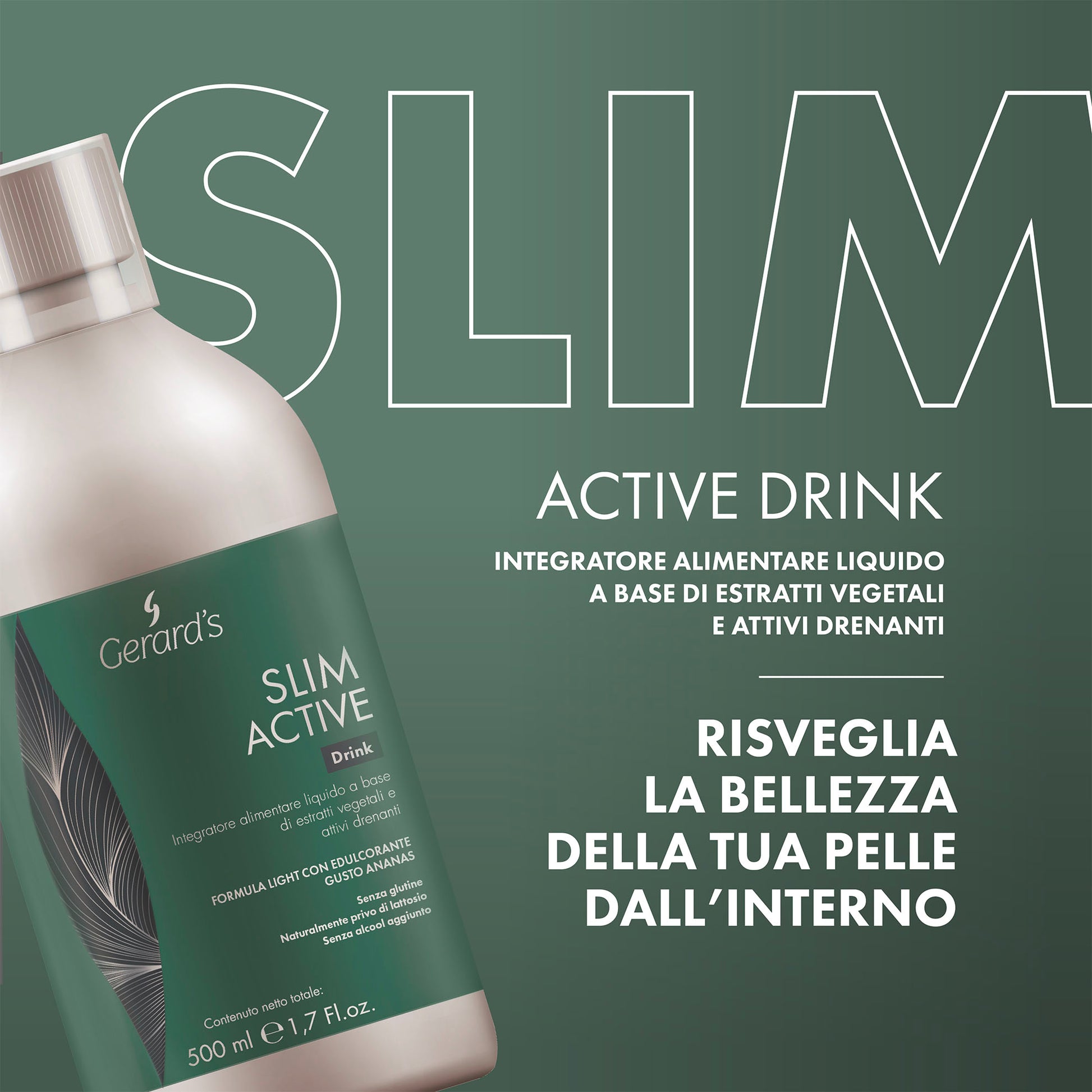 Slim Active Drink draining dietary supplement – Gerard's Cosmetic