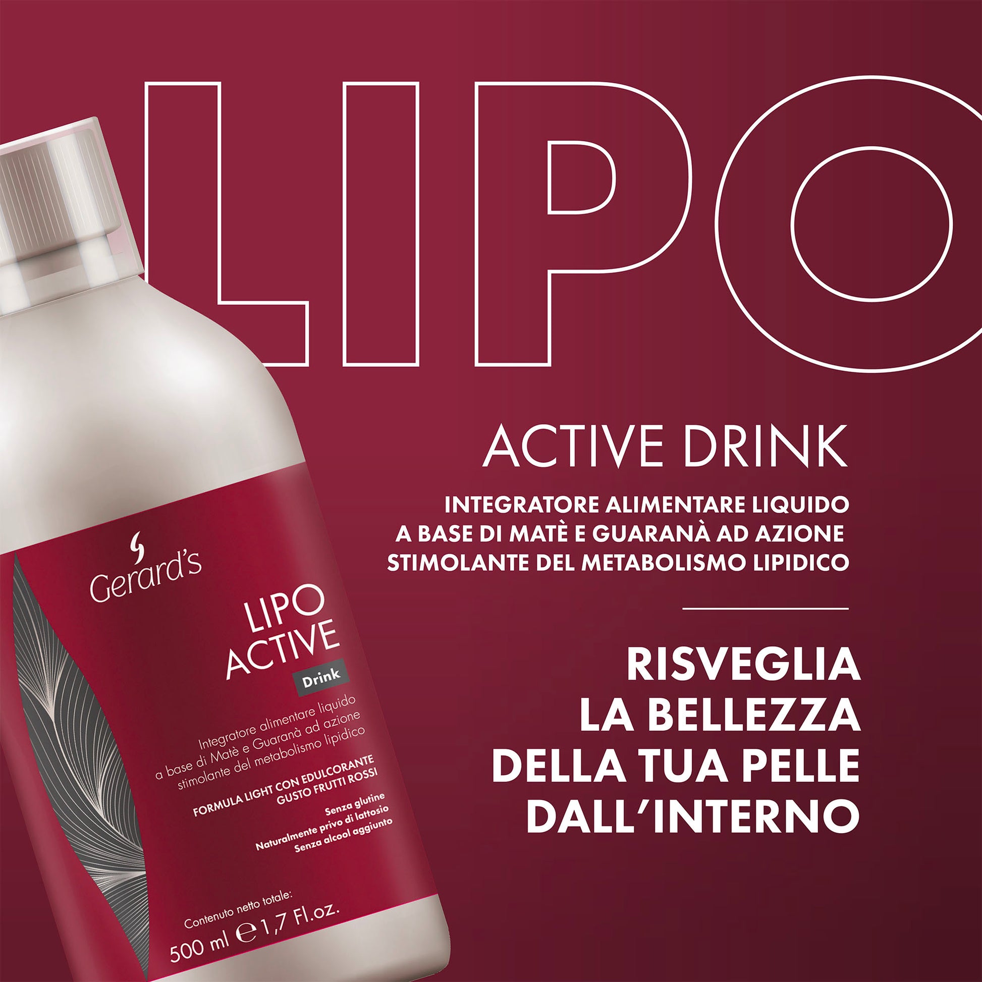 LIPO-ACTIVE DRINK LIQUID DIETARY SUPPLEMENT | LIPO-REDUCING FORMULA
